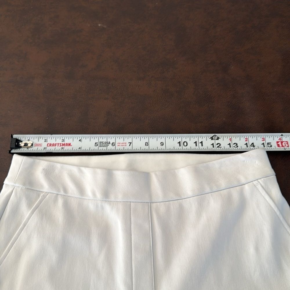 NWOT Spanx On The Go Ankle Slim Straight Pant Ultimate Opacity White 20372R - Picture 13 of 15